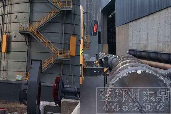 礦渣烘干機(jī)安裝實拍現(xiàn)場